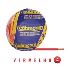 CABO FLEXIVEL 01.5MM VERMELHO 750V COBRECOM