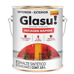 TINTA GLASU ESMALTE BRILHANTE BRANCO 3.6L