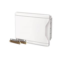 QUADRO DISTRIBUICAO EMBUTIR PVC PARA 16 DISJUNTOR COM BARRA KRONA