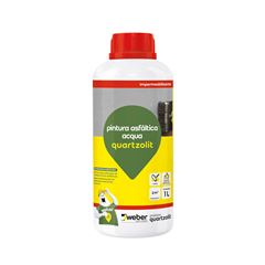 PINTURA ASFALTICA ACQUA 1L QUARTZOLIT