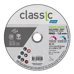 DISCO CORTE  T41 115X1.0X22.23 CLASSIC BASIC NORTON