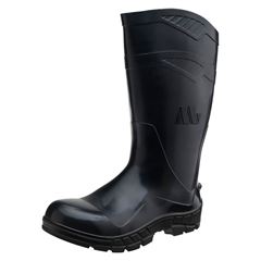 BOTA PVC VULCAFLEX SEM FORRO INTERNO COM CABEDAL EM CABEDAL SEM COURO PRETO, COM SOLADO EM SOLA PVC VULCAFLEX SEM MEIAO NUMERO 40 PRETO TRADICIONAL