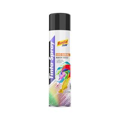 TINTA SPRAY 400ML MUNDIAL PRIME USO GERAL PRETO BRILHANTE