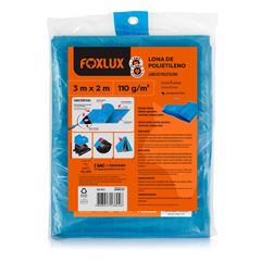 LONA PLASTICA AZUL 6X3 FOXLUX