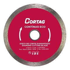 DISCO CORTE DIAMANTADO CONTINUO  ECO110MM CORTAG