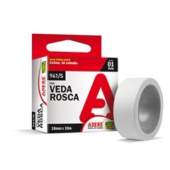 FITA VEDAROSCA 18MMX10M 941S BRANCA ADERE