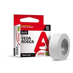 FITA VEDAROSCA 18MMX25M  941S BRANCA ADERE