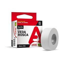 FITA VEDAROSCA 18MMX50M 941S BRANCA ADERE