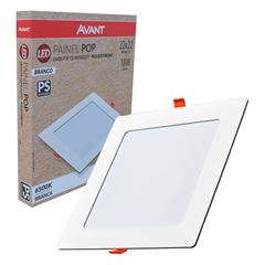 PAINEL LED QUADRADA EMBUTIR POP 22 BR6500K 18W BIV 1080