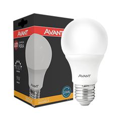 LAMPADA LED PERA 09W BIVOLT AM3000K HE760 AVANT