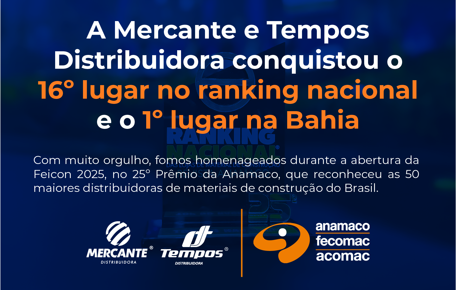 1º Lugar na Bahia
